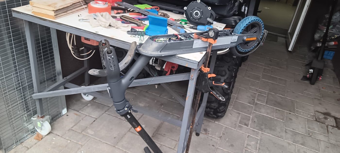 Naša dielňa — servis elektrickej kolobežky